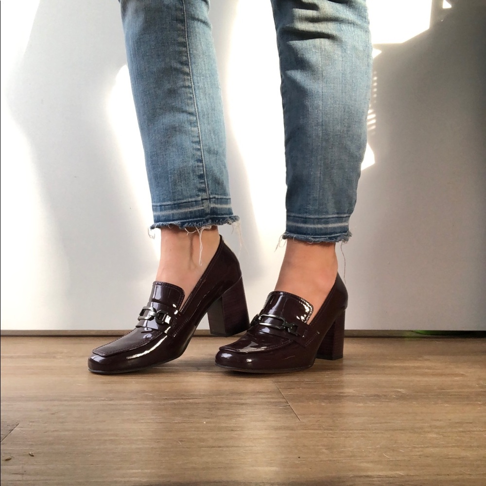Franco Sarto Loafer Block Heel